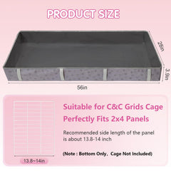 FunFurry waterproof liner interior dark grey layer prevents leaks during play sessions.