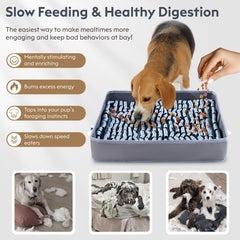 FunFurry snuffle mat machine washable plush is easy to clean after play sessions