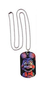 Funko FNAF dog tag design ready for display or cosplay.