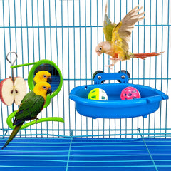 FunMove bird bath plastic material ensures durable, bird-safe use