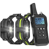 FunniPets dog shock collar remote image showing long-range training control.