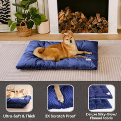 Funny Fuzzy bed mat in crate display for crates and carriers