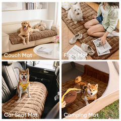 Funny Fuzzy machine-washable fabric close-up highlights easy cleanup.