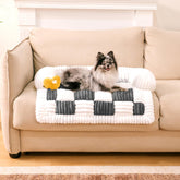 Funny Fuzzy pet couch cover for sofa sectional offers stylish protection and a plush lounging space