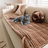 Funny Fuzzy soft-flannel close-up demonstrates cozy, pet-friendly fabric.