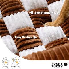 Funny Fuzzy plush cotton padding offers exceptional softness for naps.