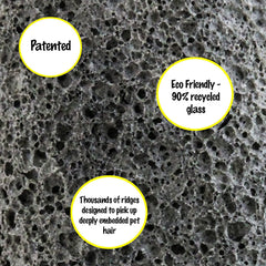 Fur-Zoff on clothing reduces fur for a neater, ready-to-wear look