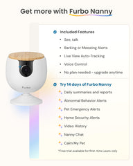 Furbo Mini color night vision captures pets in dim light for visibility