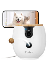 Furbo Mini360 camera-rotation view for full-room pet monitoring and peace of mind.