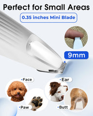 FURBONA paw trimmer with smart display for easy status checks during grooming.