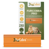 FURCOBRA Pro pet hair remover handle: ergonomic grip for comfortable extended use.