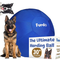 Furdo 30in Herding Ball for large dogs, a giant ball designed for enduring play