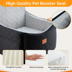FurFrolic dog-car-seat-20x20x20 fits pets up to 35 lbs in cars