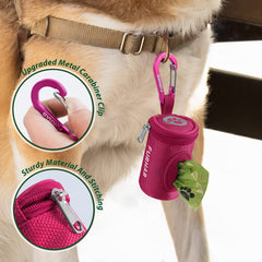 FURHAB poop bag dispenser bone-shaped opening enables easy one-by-one bag dispensing