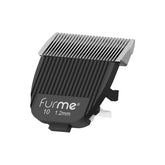 FURME AirClipper Size 10 blade close-up for precise 1.2mm grooming on pets.