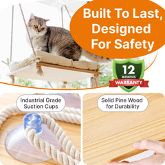 Furrfinity solid pine wood hammock highlighting rustic design