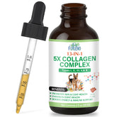 FURIEND Premium 5X Collagen bottle for dogs and cats supports joint comfort and vitality.
