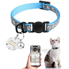 Furrigo cat collar breakaway-qr-tag demonstrates quick home return via QR-linked profile.