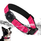 Collar Furrigo con AirTag integrado, cómodo y seguro para paseos diarios.