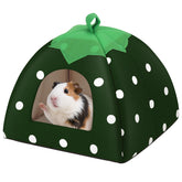 FurrTales Guinea Pig Hideout with soft plush for cozy resting