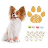 Furrtripsy disposable dog booties packaging shows 32 boots and bandages for easy outdoor protection