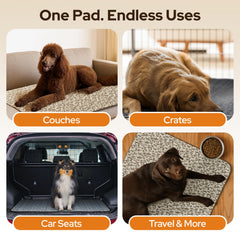 Furry Frolics crate protection pad offers gentle surface for crate time and recovery setups.