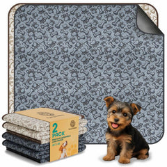 Furry Frolics large washable dog pee pad provides full coverage for easy house training.