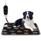 FurryBaby pet heating pad overview in black shows a cozy solution for pets on cold nights