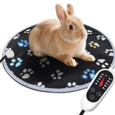 furrybaby pet heating pad round 12in provides cozy warmth for pets during naps