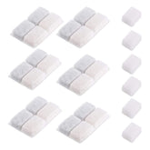 Furrybaby Square 2L white fountain carbon filters improve water taste and reduce odors.