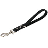FURSDOLY short dog leash grab tab black for controlled handling during walks