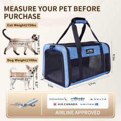 Furtent folded litter box included for cats on the go.