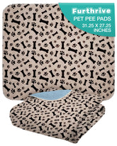 Furthrive pad top-view shows a large, plush training surface for calmer indoor routines