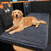 FURTIME backseat pet bed mat in car provides cozy cushioning for dogs on road trips
