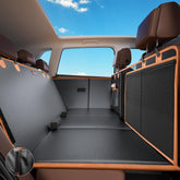 FURTIME dog car seat cover back-seat extension provides a wider, comfortable space.