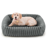 FURTIME medium dog bed outer view shows sturdy rectangle design for comfy rest