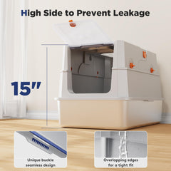 FURTIME odor-control compartment with bamboo charcoal for freshness.