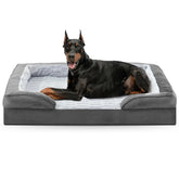 FURTIME orthopedic bed XL high-density egg foam close-up showing joint support for large dogs.