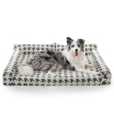 FURTIME orthopedic dog bed top view showing memory foam core for joint support.