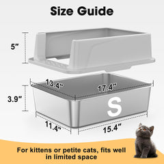 FURTIME litter box demonstrates private space feature for cats in a quiet corner