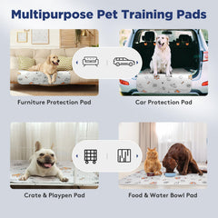 FURTIME multi-scene puppy pad ideal for crate, kennel, or playpen.