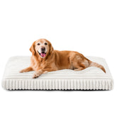 FURTIME XL dog bed cover closeup shows soft faux fur for cozy warmth.