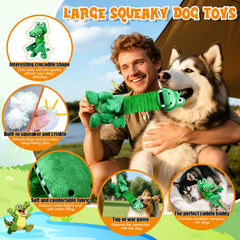 Fuufome large dog toy for tug of war fetch and solo chewing
