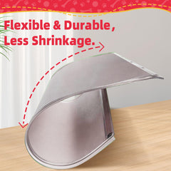 Fuzzycare dog door flap magnetic closure bottom helps seal out drafts and insects.