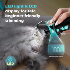 FuzzyFix cordless cat clippers for flexible grooming anywhere