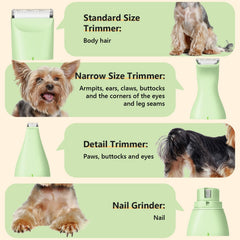 FuzzyFix grooming kit three speeds 5500-7500 rpm for customizable grooming