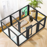 FXW AuraSpace 30-inch front view: secure indoor play space for dogs.