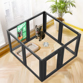 FXW AuraSpace playpen front view shows a secure dog enclosure for small and medium dogs.