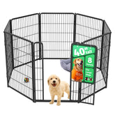 FXW HomePlus Unleashed front view showcases wide 8-panel design for safe indoor play.