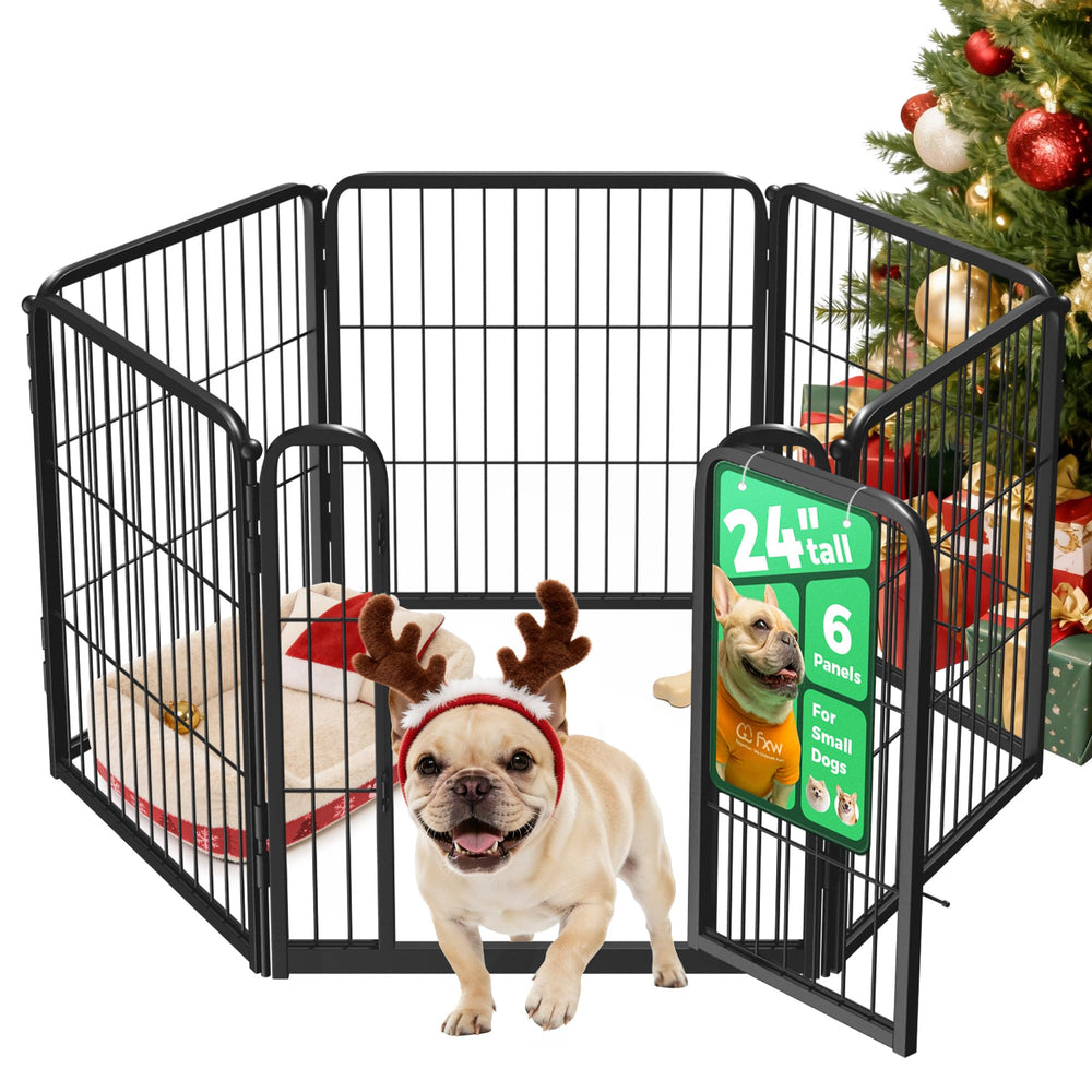 FXW Homeplus Unleashed panel-open for quick setup and breathable space for dogs